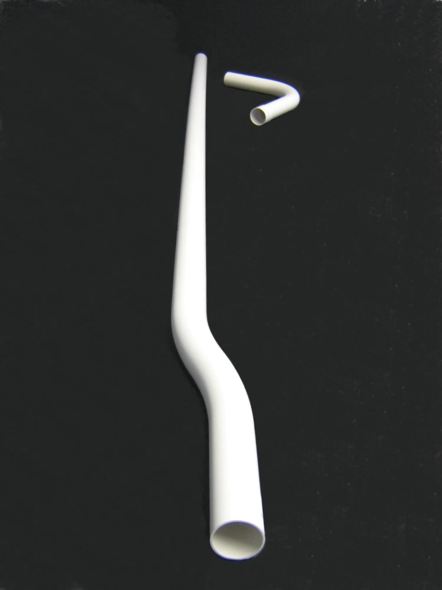 Komplet splakovalne cevi in splakovalnega kolena, bela