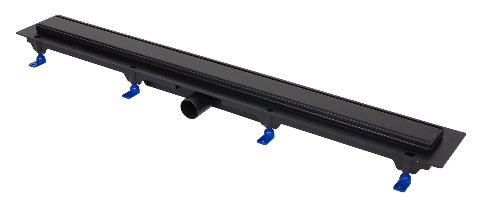 Kanaleta za tuš, plastični okvir, rešetka STANDARD/CUSTOM 850 mm, črna