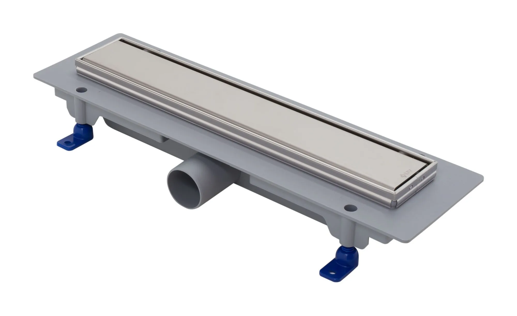 Kanaleta za tuš, okvir iz nerjavnega jekla, rešetka STANDARD/CUSTOM 450 mm