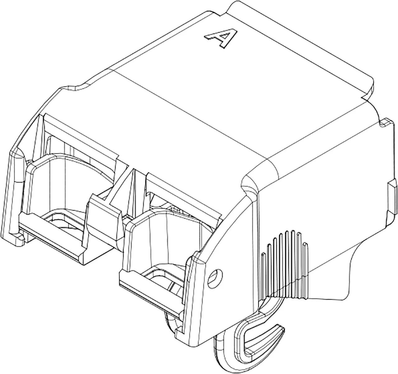 Objemka s krmilnimi kavlji, mehanska, splakovalniki 3800/380
