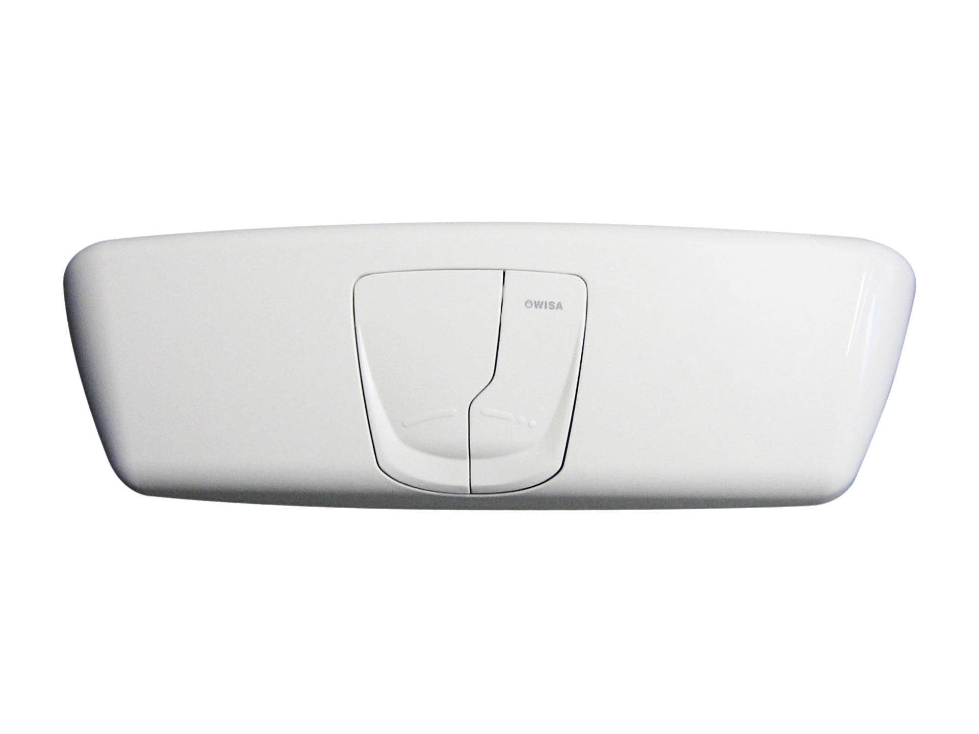 Pokrov z gumbi, splakovalnik CRYSTAL DUO, bel