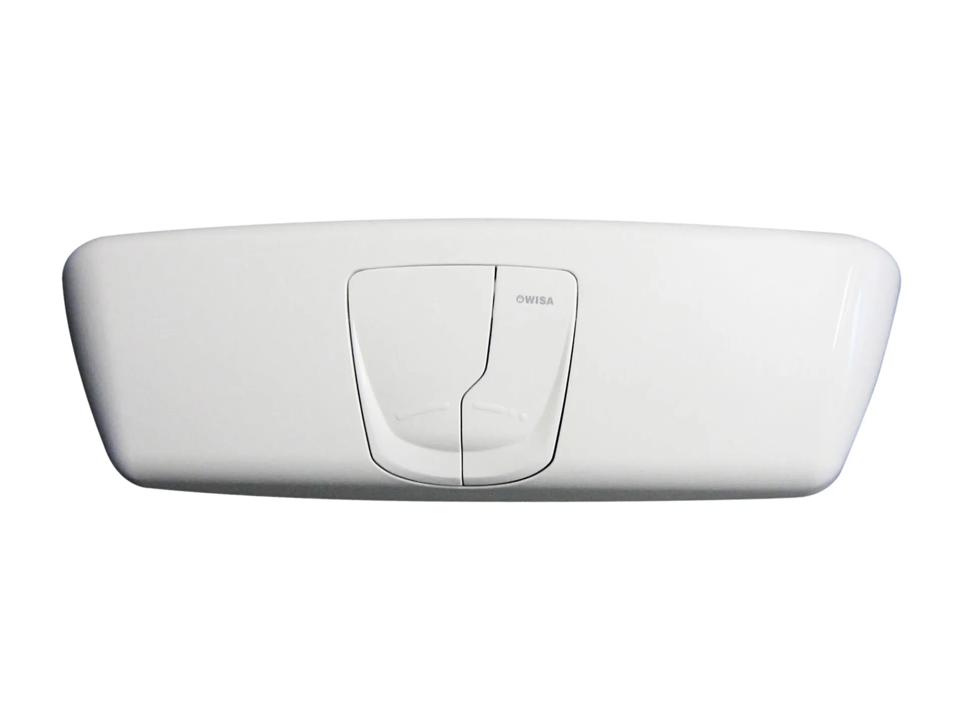 Pokrov z gumbi, splakovalnik CRYSTAL DUO, bel