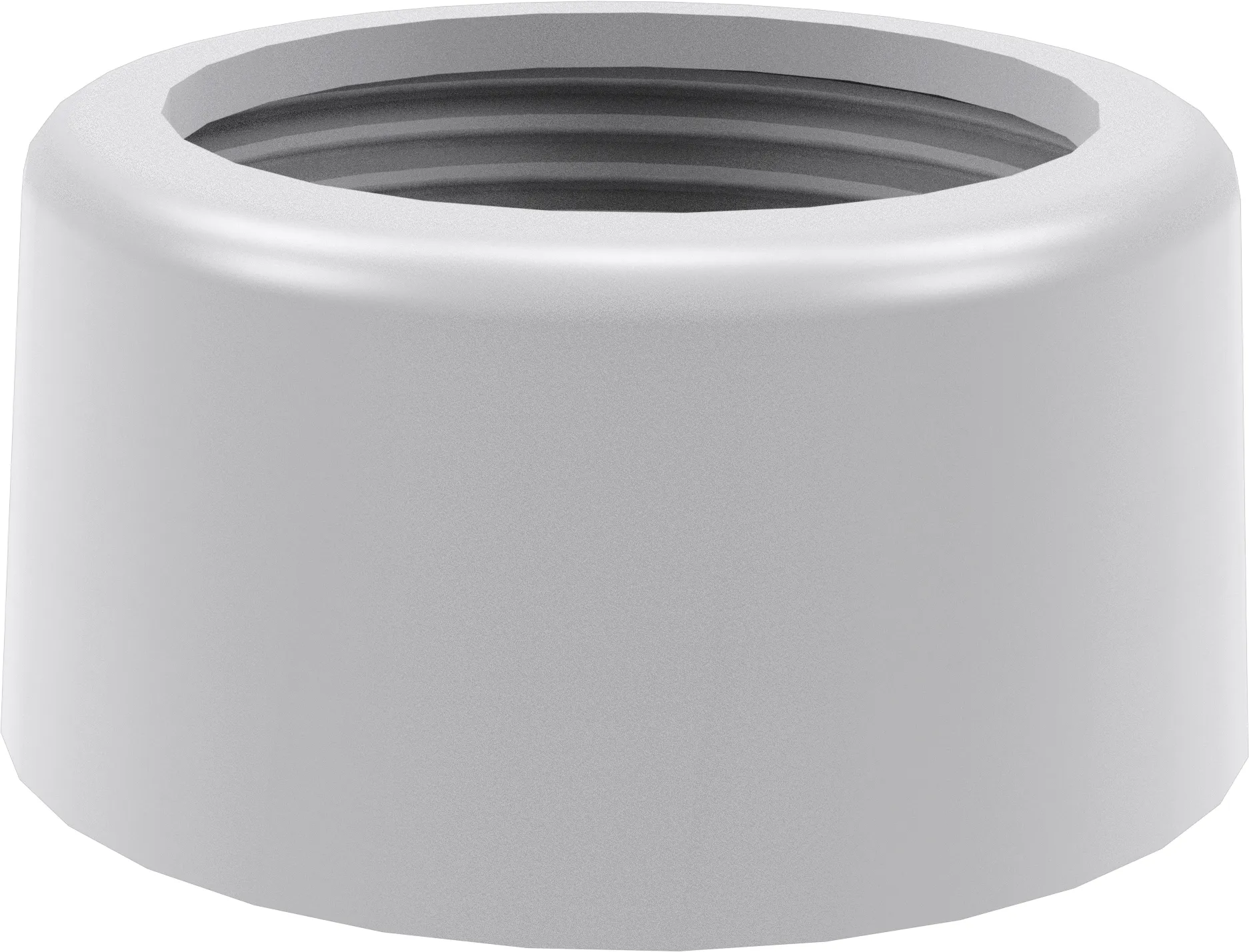 Rozeta odtočne cevi, bela