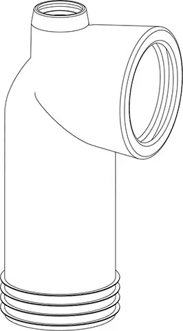 WC odtočno koleno 301K