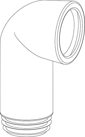 WC odtočno koleno 302C