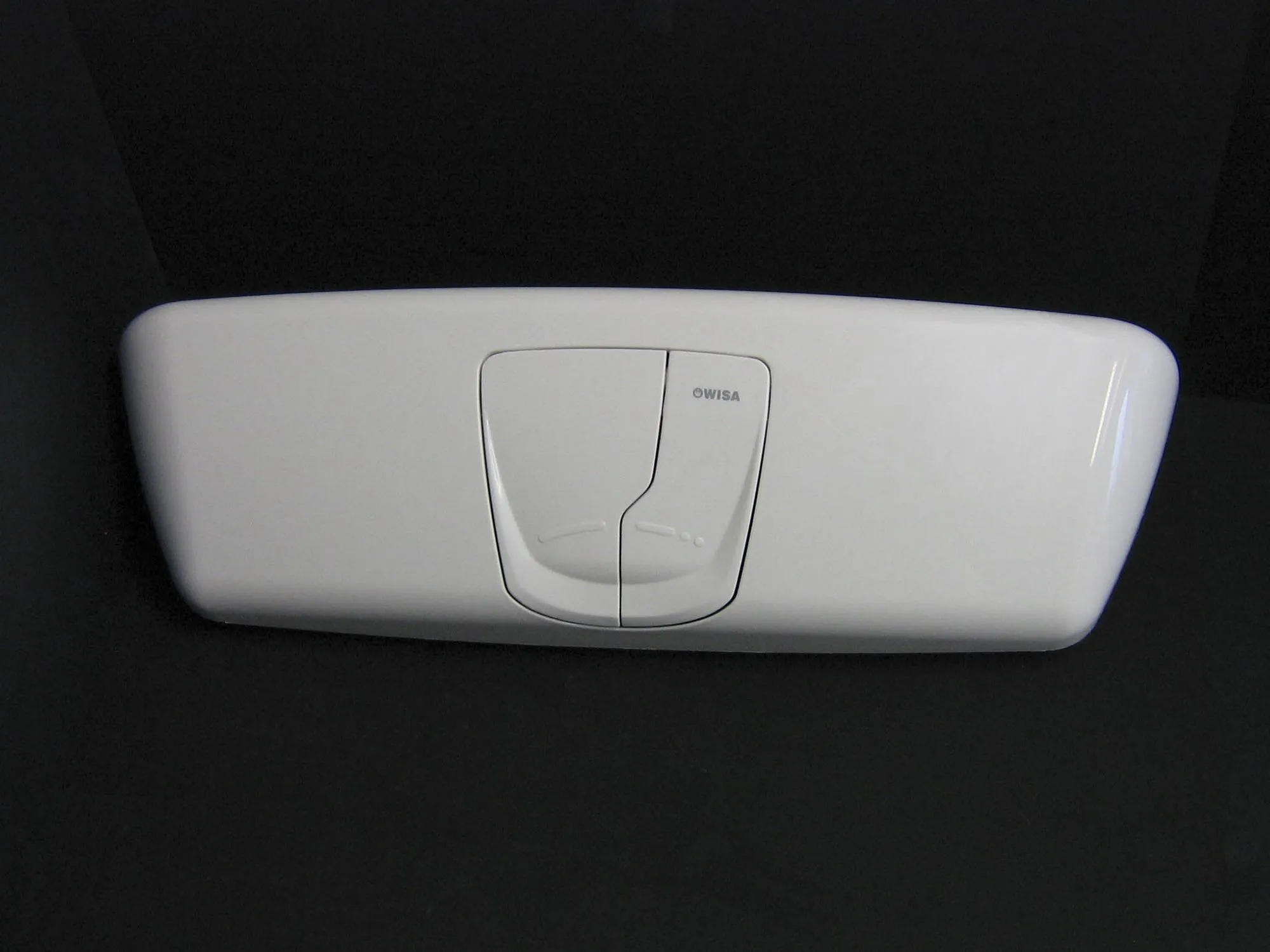 Pokrov z gumbi, splakovalnik CRYSTAL DUO, bel