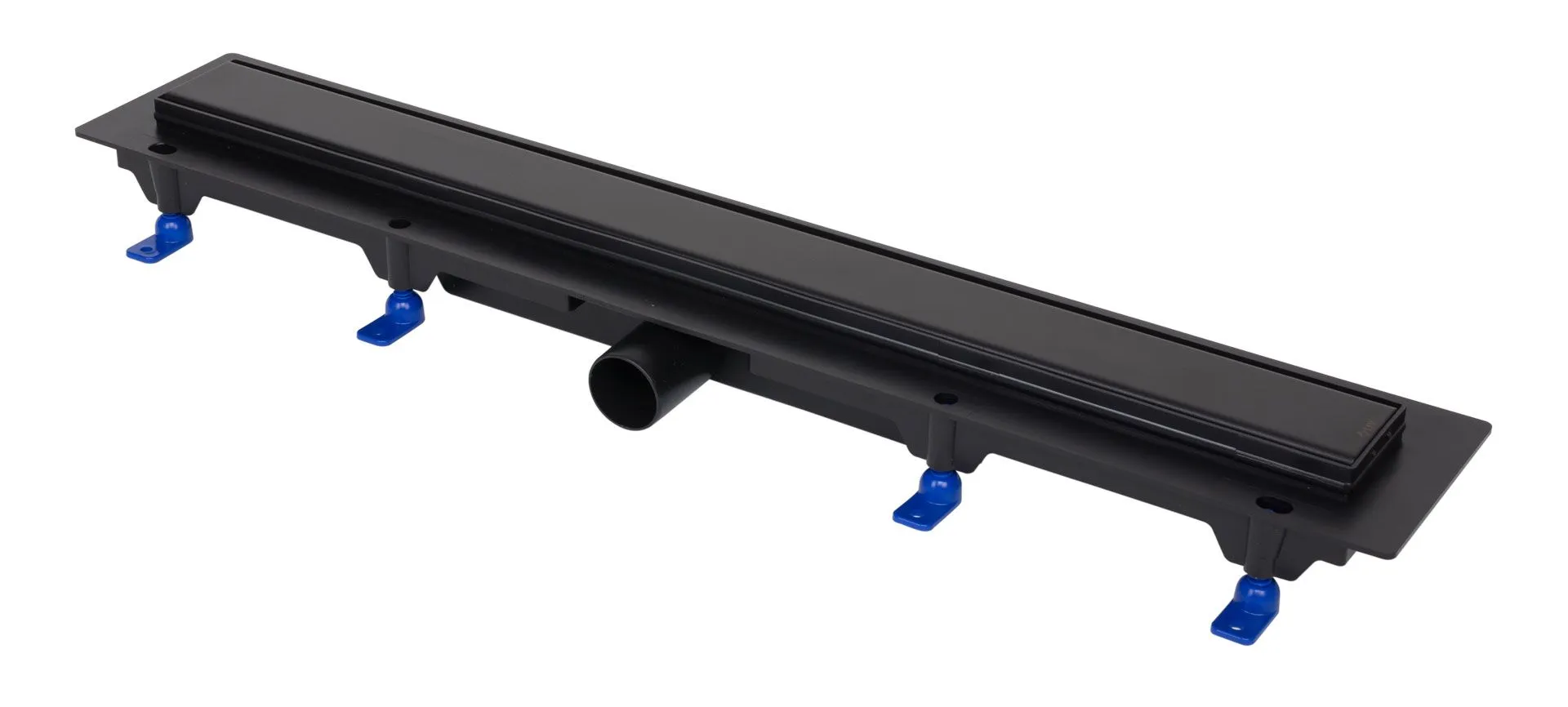 Kanaleta za tuš, plastični okvir, rešetka STANDARD/CUSTOM 650 mm, črna