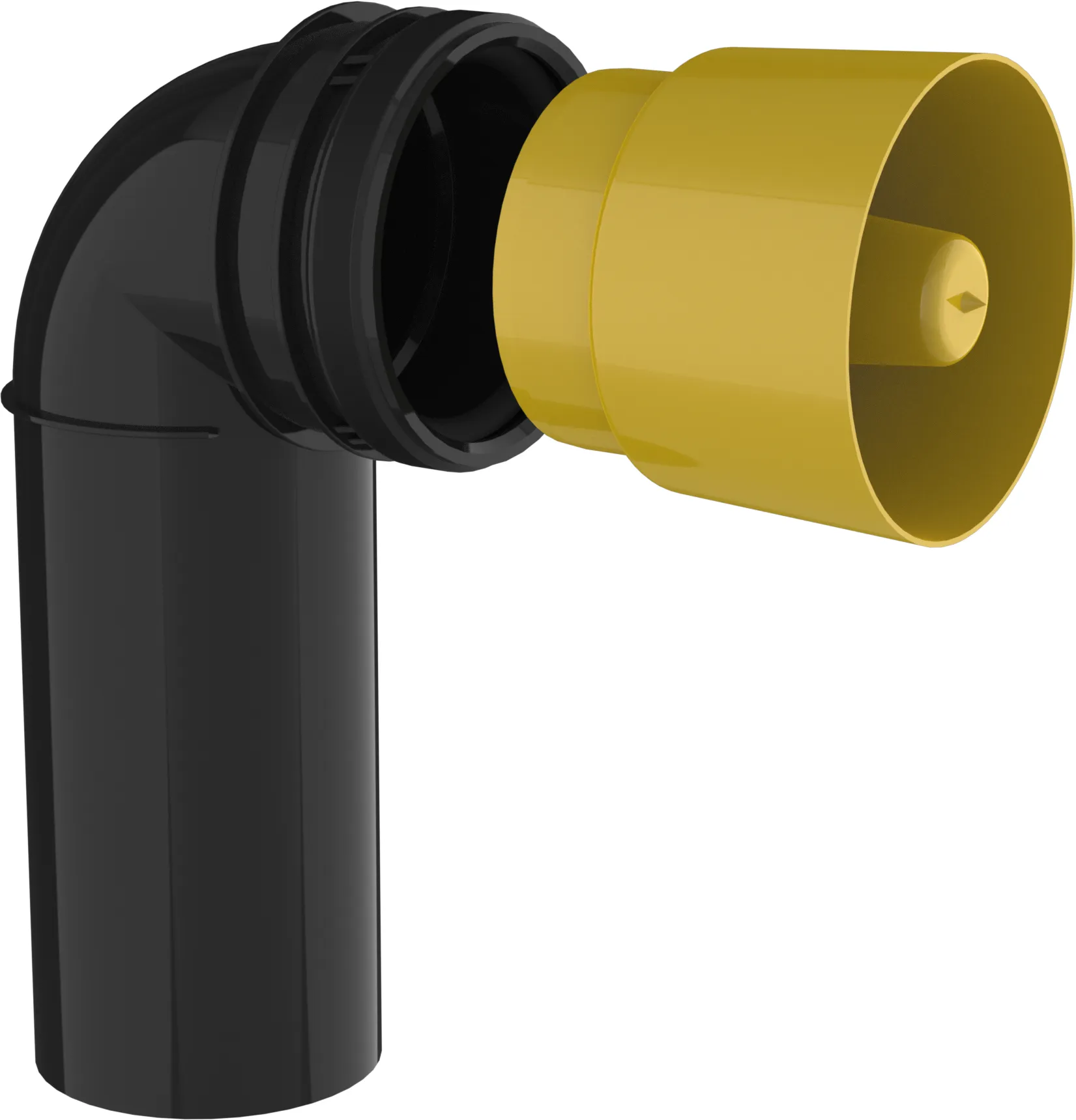 Odtočno koleno 90 x 90 mm