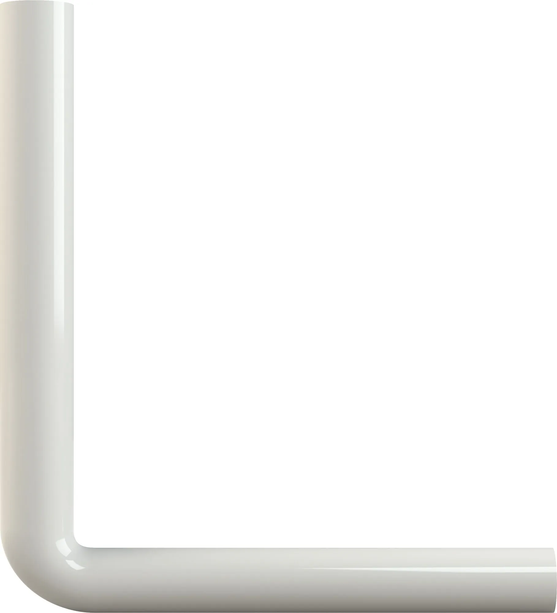 Splakovalno koleno 390 x 350 mm, belo