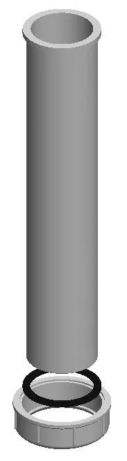 Cev z robom Ø 40 mm