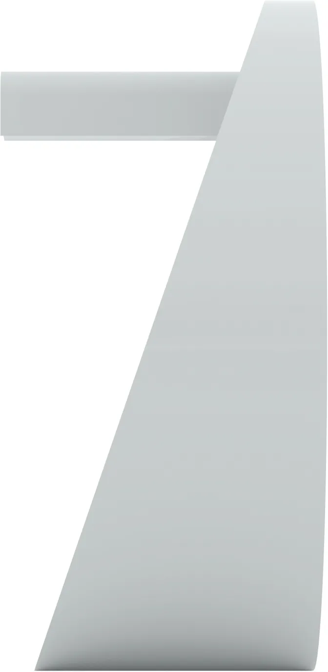 Distančnik, splakovalniki Crystal/Crystal Duo, bel