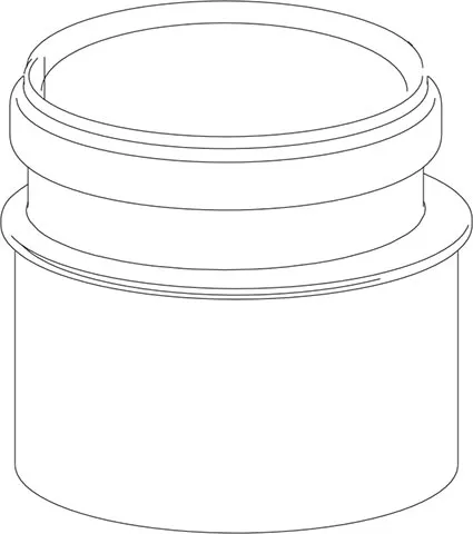 Prehodni redukcijski kos Ø 90/110 mm