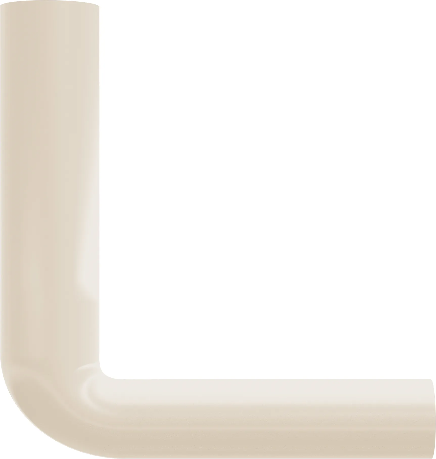 Splakovalno koleno 230 x 210 mm, pergamon