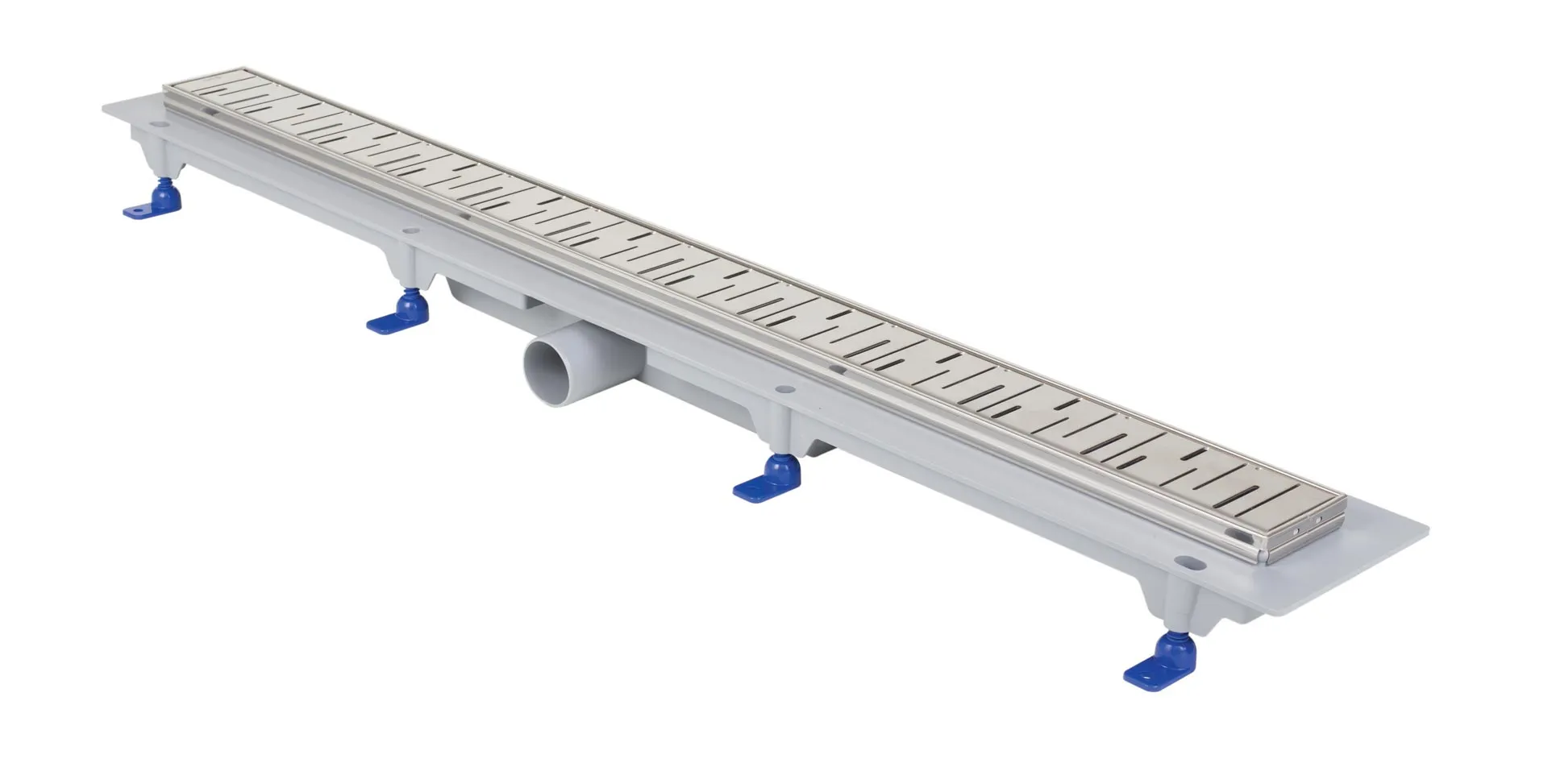 Kanaleta za tuš, okvir iz nerjavnega jekla, rešetka FUSION 850 mm