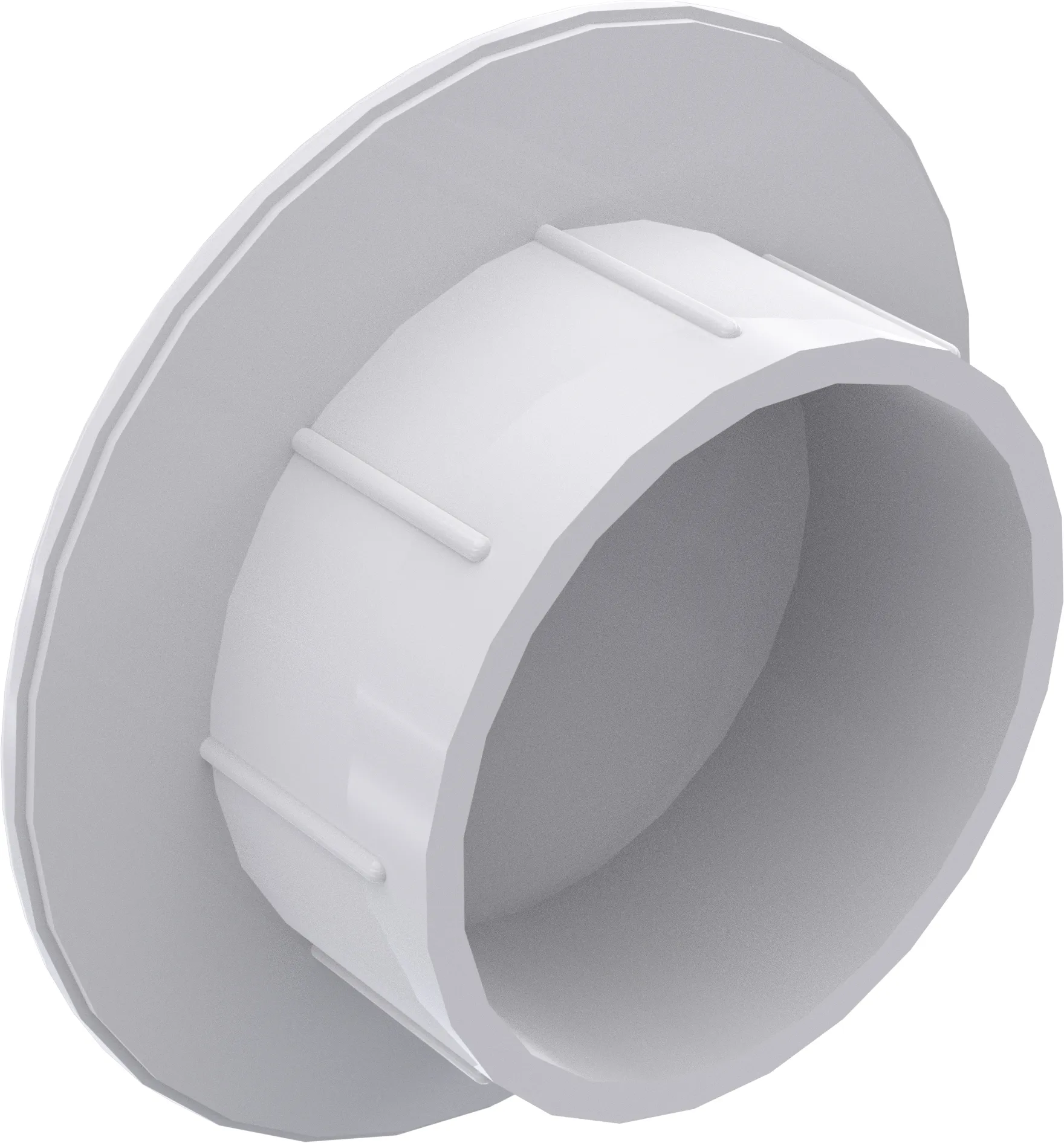 Čep, bel, splakovalnika Fortuna in Linea