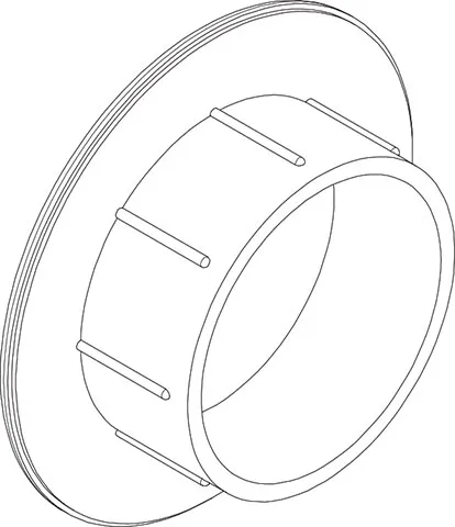 Čep, bel, splakovalnika Fortuna in Linea