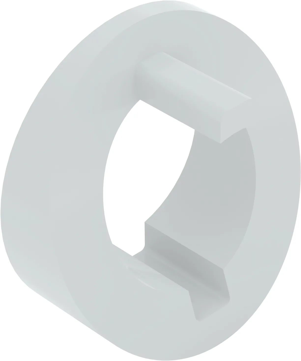 Distančnik, splakovalniki Crystal/Crystal Duo, bel