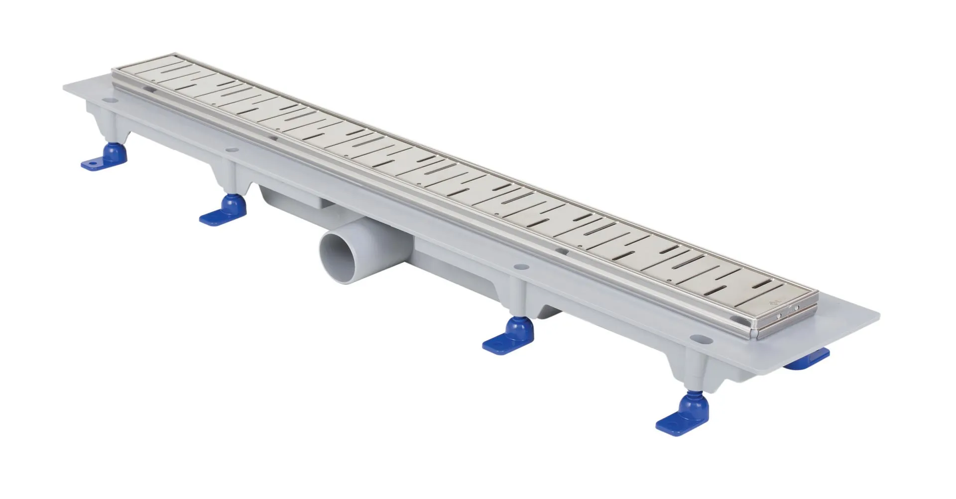 Kanaleta za tuš, okvir iz nerjavnega jekla, rešetka FUSION 650 mm