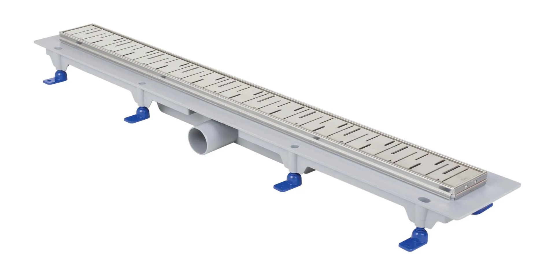Kanaleta za tuš, okvir iz nerjavnega jekla, rešetka FUSION 750 mm