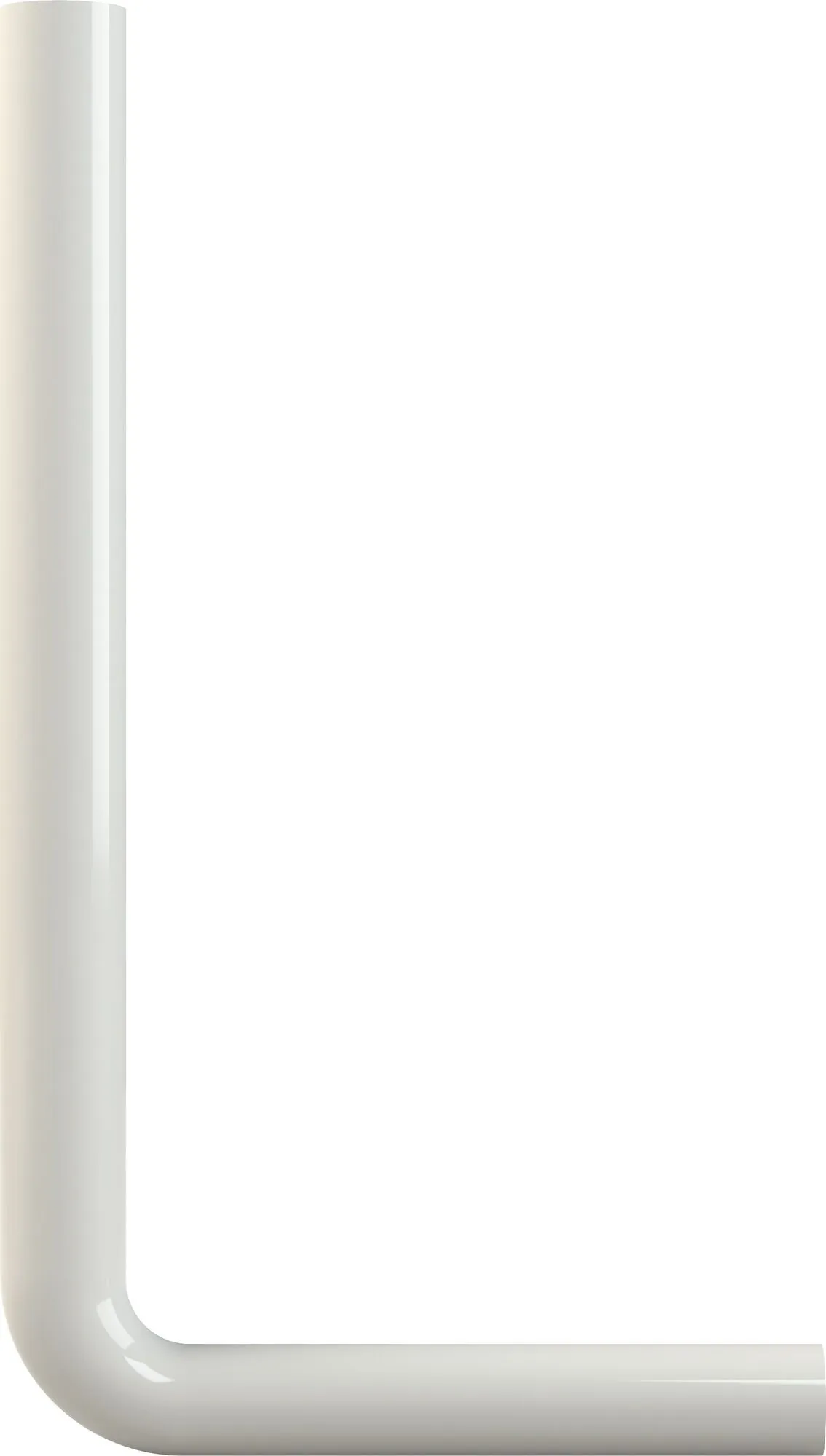Splakovalno koleno 550 x 300 mm, belo