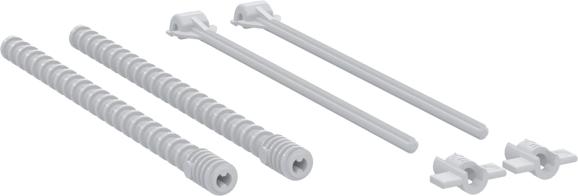 Komplet pritrdilnih in krmilnih zatičev za aktivirne tipke DUO, splakovalniki 3800/380